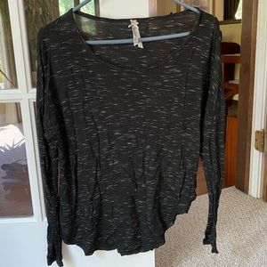 Black and white striped long sleeve